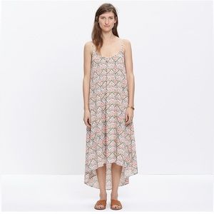 Madewell North Shore Cover-Up Dress in Electric Stitch
